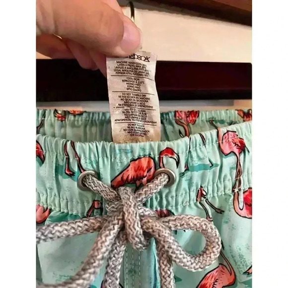 Bluemint Men’s Arthus Swim Trunks Shorts Stretch The Flamingo Size M Mesh Lined - Picture 5 of 7